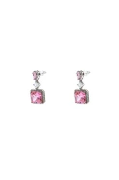 Remi Pink Embellished Earrings -Alamour The Label Shop 104 0f07a4e9 e146 4d6c beea 0a78ed98c47d