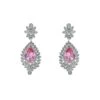 Clementine Embellished Pink Gem Earrings -Alamour The Label Shop 124 0c833ff5 076f 492c aa0a bfa520cc54c9