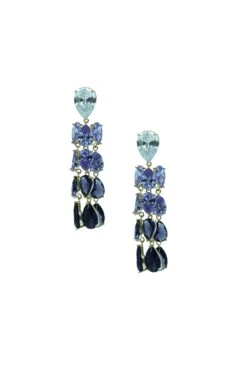 Celia Purple Duo Drop Earrings -Alamour The Label Shop 128 1875adb9 925e 4dc0 beec 91d907b4975b