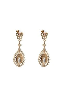 Zoe Rose Gold Embellished Earrings 7 Zoe Rose Gold Embellished Earrings -Alamour The Label Shop 149 22886919 a723 46ef 9994 8bed24e970b2
