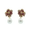 Marni Pink Flower Pearl Stud -Alamour The Label Shop 14 d2ce4ecd 99b5 4bfd 9f2d 292ed99140ae