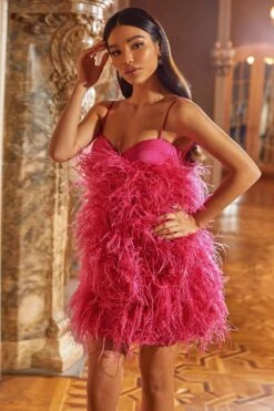 Kaila Dress - Hot Pink