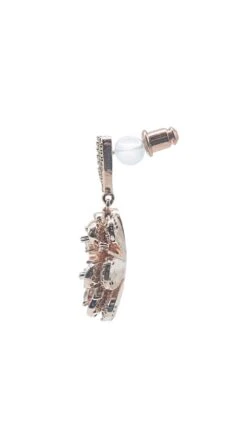 Edaline Rose Gold Flower Earrings -Alamour The Label Shop 285 1803754a f780 483f 8137 ad112e3eded5