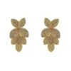 Galina Gold Embellished Earrings -Alamour The Label Shop 369