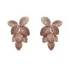 Galina Rose Gold Embellished Earrings -Alamour The Label Shop 375 e01e7cf8 9e0e 4fa3 bde5 4bf0d1f4efcb
