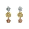 Perla Floral Trio Earrings 2 Perla Floral Trio Earrings -Alamour The Label Shop 405