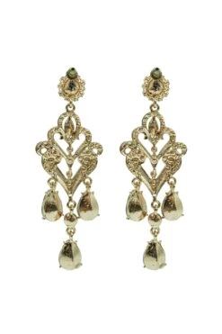 Margot Gold Chandelier Earrings -Alamour The Label Shop 433 ce0a756e b635 412d 82e3 815d7376dc24