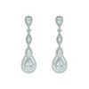 Manon Silver Teardrop Earrings -Alamour The Label Shop 476