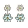 Faretti Blue Flower Drop Earrings 1 Faretti Blue Flower Drop Earrings -Alamour The Label Shop 7 f823c86f 8f7e 4b36 8595 127145a64554